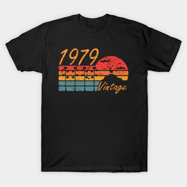 Vintage 1979 Deer Gift T-Shirt by POS